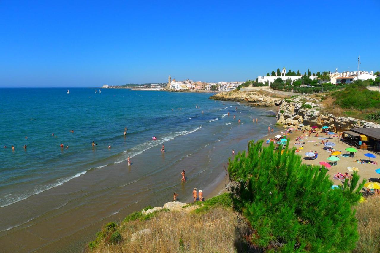 Апартаменти Cala Balmins Sea View Сіджас Екстер'єр фото